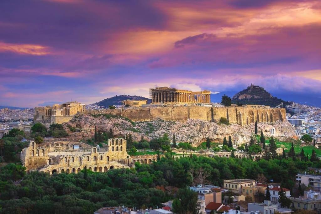 Spacious Beauty In Athens, 55M2, Metro 7' 외부 사진